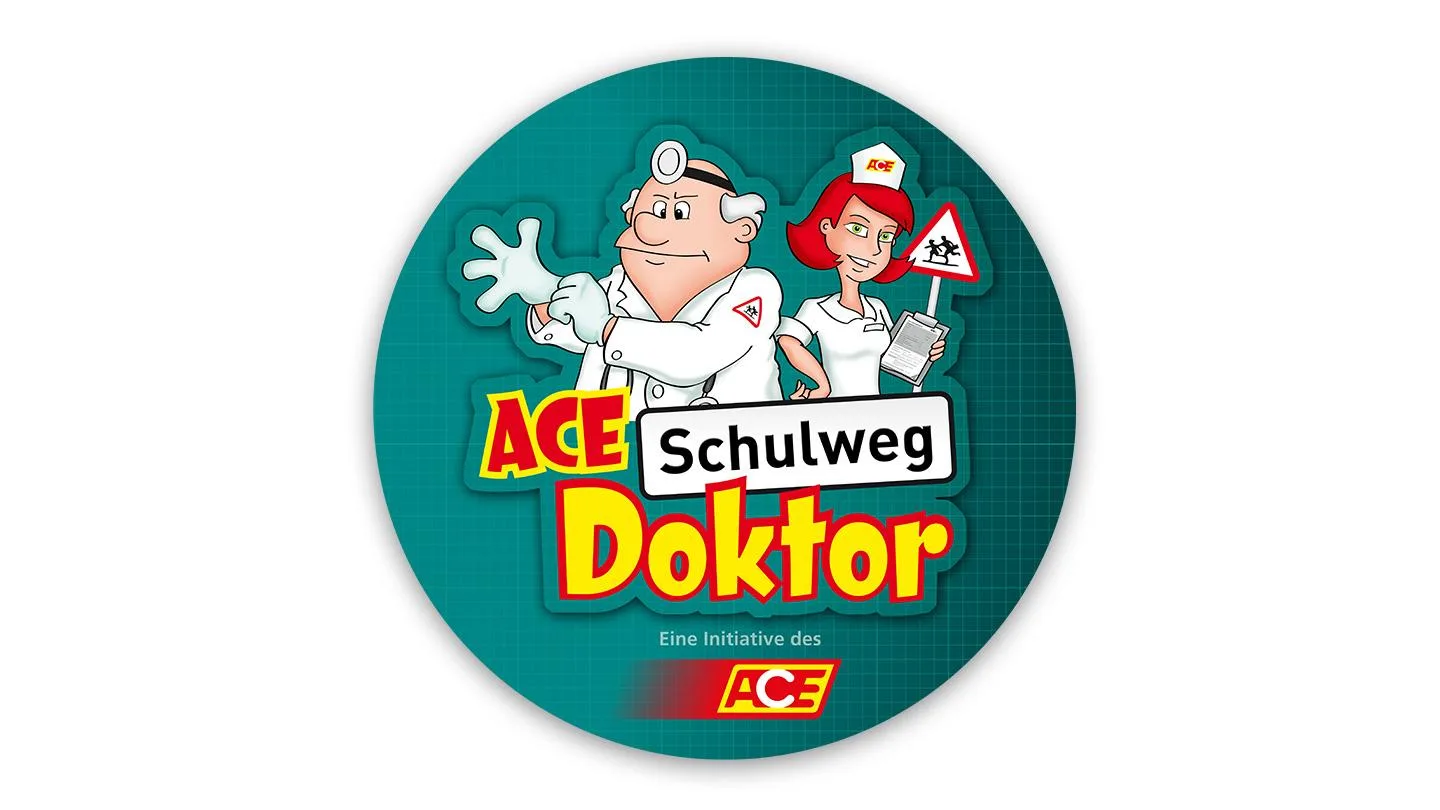 Comicbild mit Doktor und Schwester