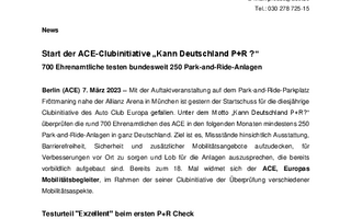 Pressemeldung Auftaktveranstaltung Pressemeldung Auftaktveranstaltung