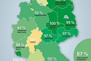 Deutschlandkarte Barrierefreiheit Deutschlandkarte Barrierefreiheit